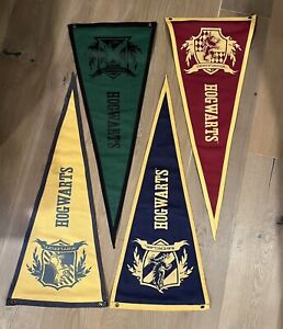 Harry Potter Hogwarts Pennants | Set Of 4 Houses | Pottery Barn Teen