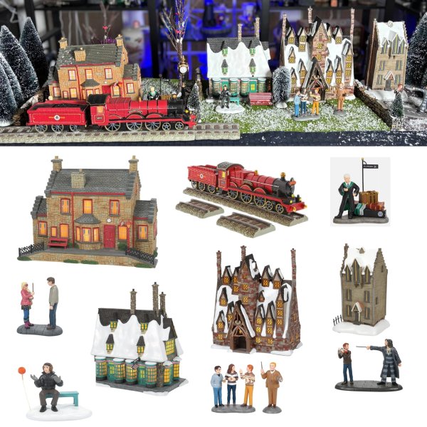 Department 56 Harry Potter 10-piece All Hogsmeade Village including rare! - New!