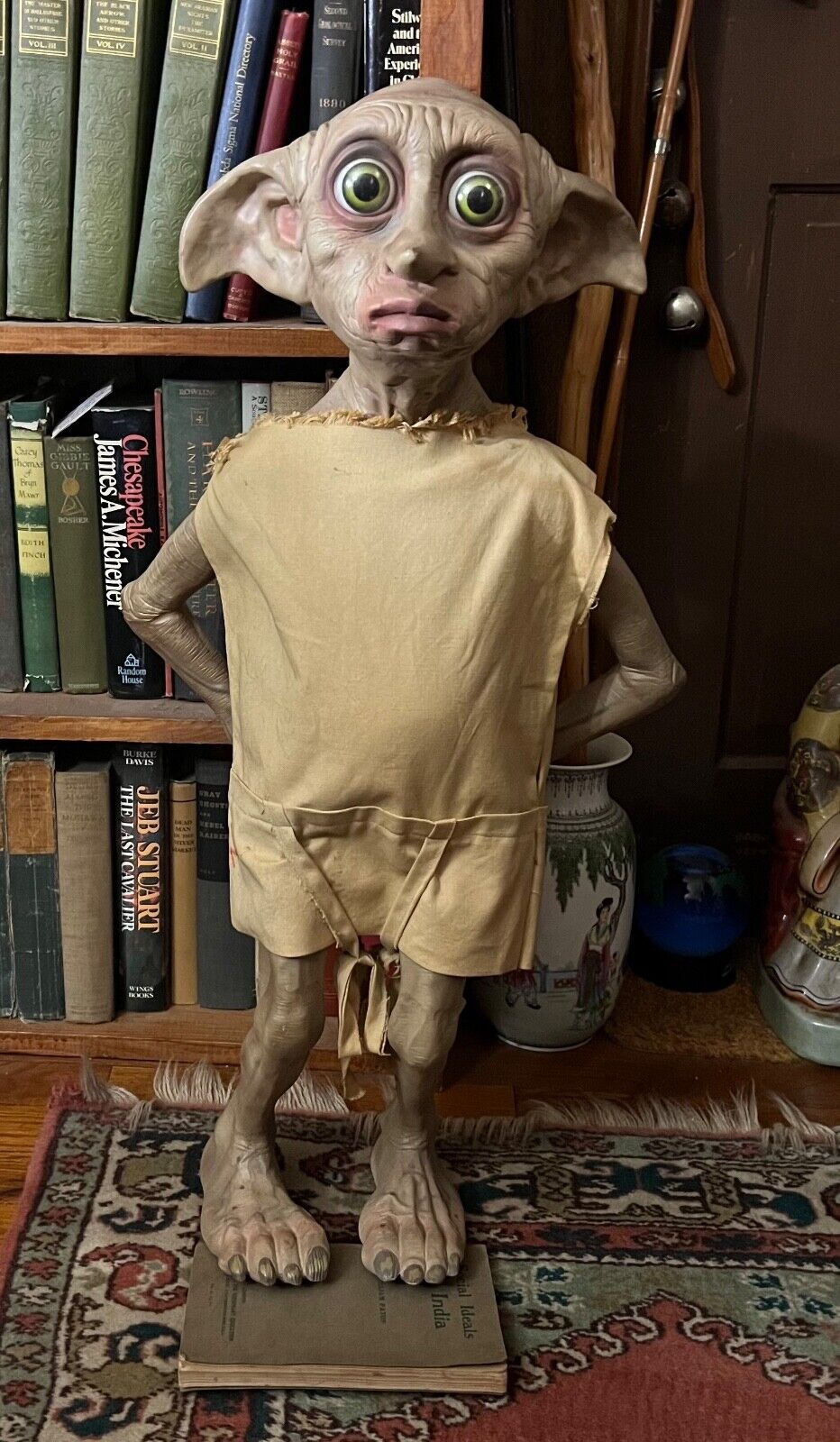 Rare Harry Potter Dobby the House Elf Life Size Movie Theatre Prop 28” In Figure