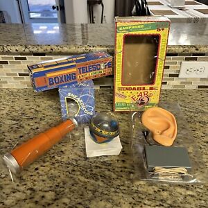 RARE LOT OF 3 Harry Potter BOXING TELESCOPE Prop / Toy SNEAKOSCOPE EXT EAR