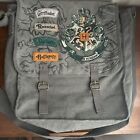 Harry Potter Hogwarts School Crest Book Messenger Bag Gryffindor Slytherin Rare