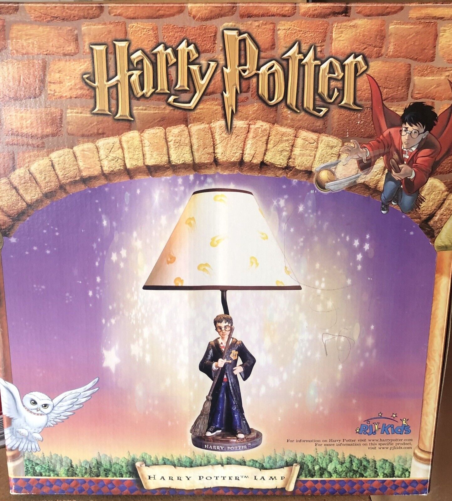 Vintage Harry Potter Lamp PJ Kids (Rare). Original Box/Packaging. Never Used.