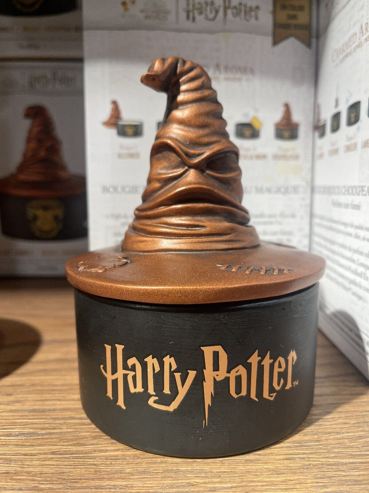 Harry Potter Charmed Aroma Sorting Hat Candle With Necklace Brand New Sealed