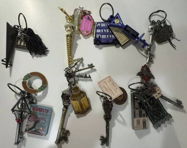 Lot Of LitJoy Magical Key Collection - 8 Keys NO BOXES