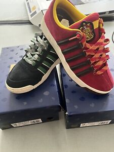 Harry Potter  Slytherin / Gryffindor 2 Pair Kswiss Size 10 USA 43 EUR  9 Uk