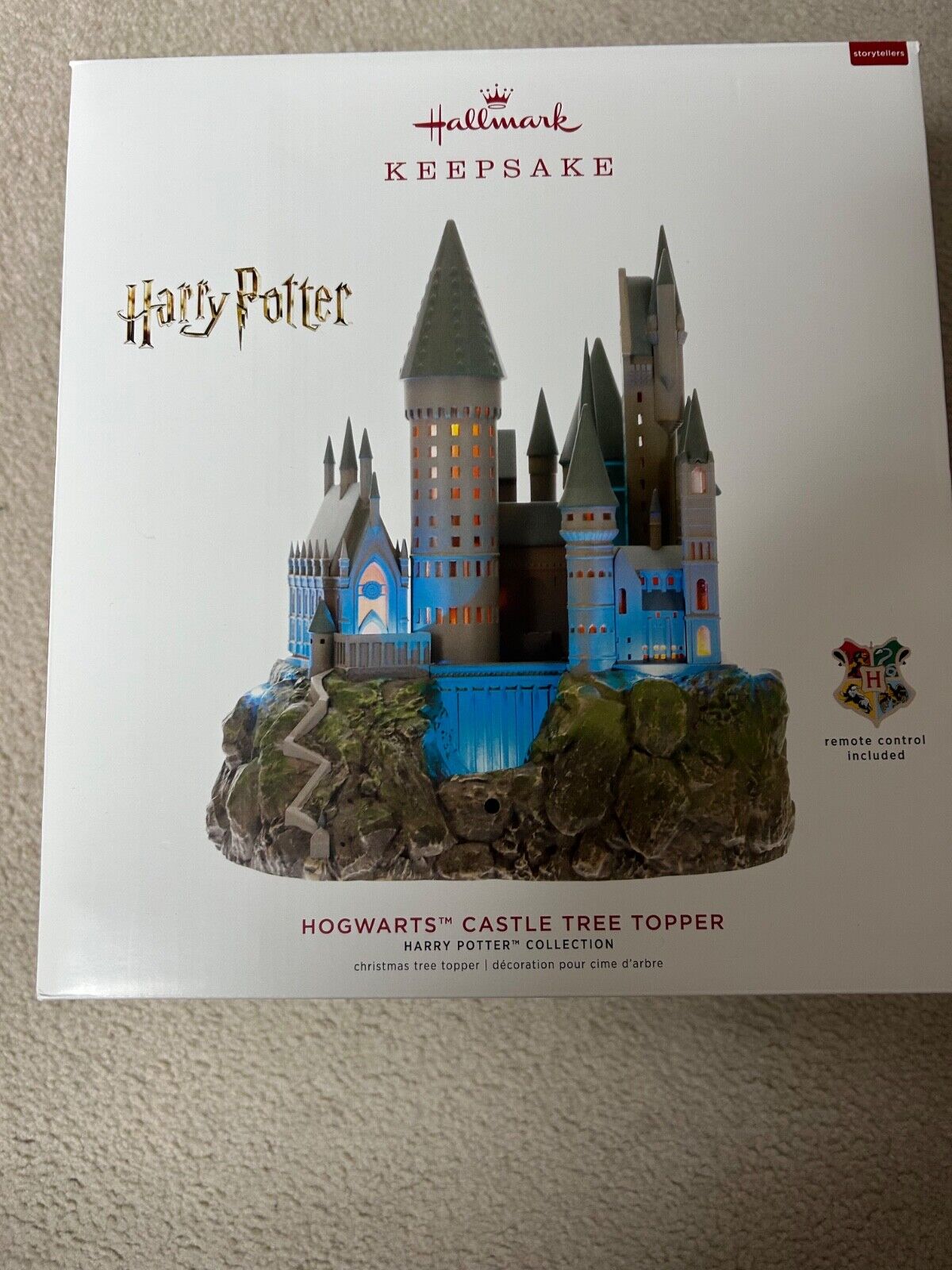 Hallmark Harry Potter Hogwarts Castle Tree Topper *New In Box" - Beautiful!!