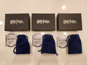 3 Official Harry Potter Noble Collection Lucius Malfoy Pendant Necklaces - 2007