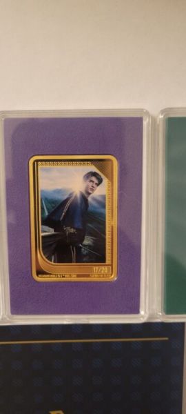 2024 HarryPotter Trading Coins Purple  CEDRIC DIGGORY  17/20 ULTRA RARE  COIN.