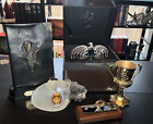 Harry Potter Voldemort’s 5 Horcrux + Crystal Goblet Lot - Noble Collection
