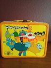 Vintage 1968 Beatles "Yellow Submarine" Metal Lunch Box with Thermos w/ Blue Lid
