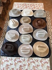 VINTAGE HAT COLLECTION: STETSON, RESISTOL, BAILEY, BRADFORD, EDDY BROS. AND MORE