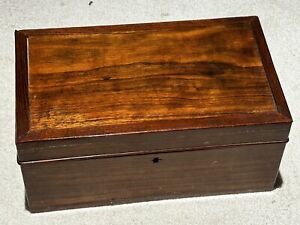 Antique English Dove Tail Jointed Gentleman's Tea Caddy-Dresser CHEST c.1800s