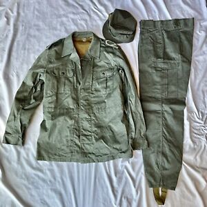 Deadstock Vz68 Polish Moro Camo Uniform Set Pants Jacket Hat Vintage