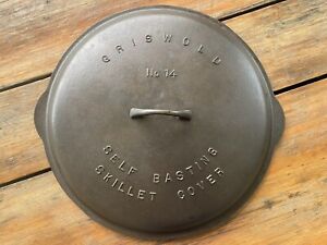 Griswold Cast Iron #14 Fully Marked Skillet Lid