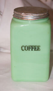 Vintage McKee Jadeite Coffee Canister