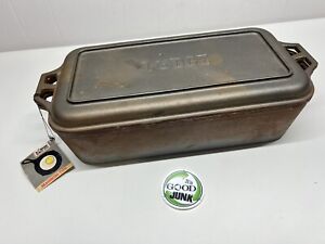 Vintage Lodge Cast Iron Deep Fish Fryer Camping Camp Dutch Oven Made In USA