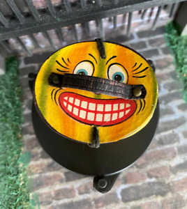 Antique Halloween, JOL Face Hat Box Candy Container circa 1916-1921