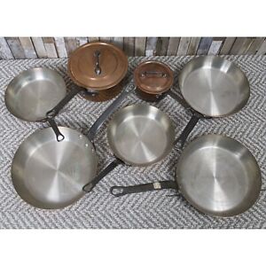 New ListingVintage Bourgeat Copperware Pot & Pan Set of 7