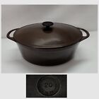 Vtg Cousances 7.5 qt. Le creuset #20 Enameled Cast Iron Dutch Oven France Nice!