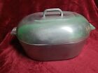 Vtg Wagner Ware Magnalite Sidney O 4267-P Turkey Roaster 13 QT With Lid & Trivet