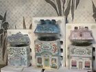 NIB Vintage Lenox Collectible 1990 Victorian Village Porcelain 3 Canisters