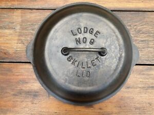 Lodge Cast Iron #9 Fully Marked High Dome Skillet Lid