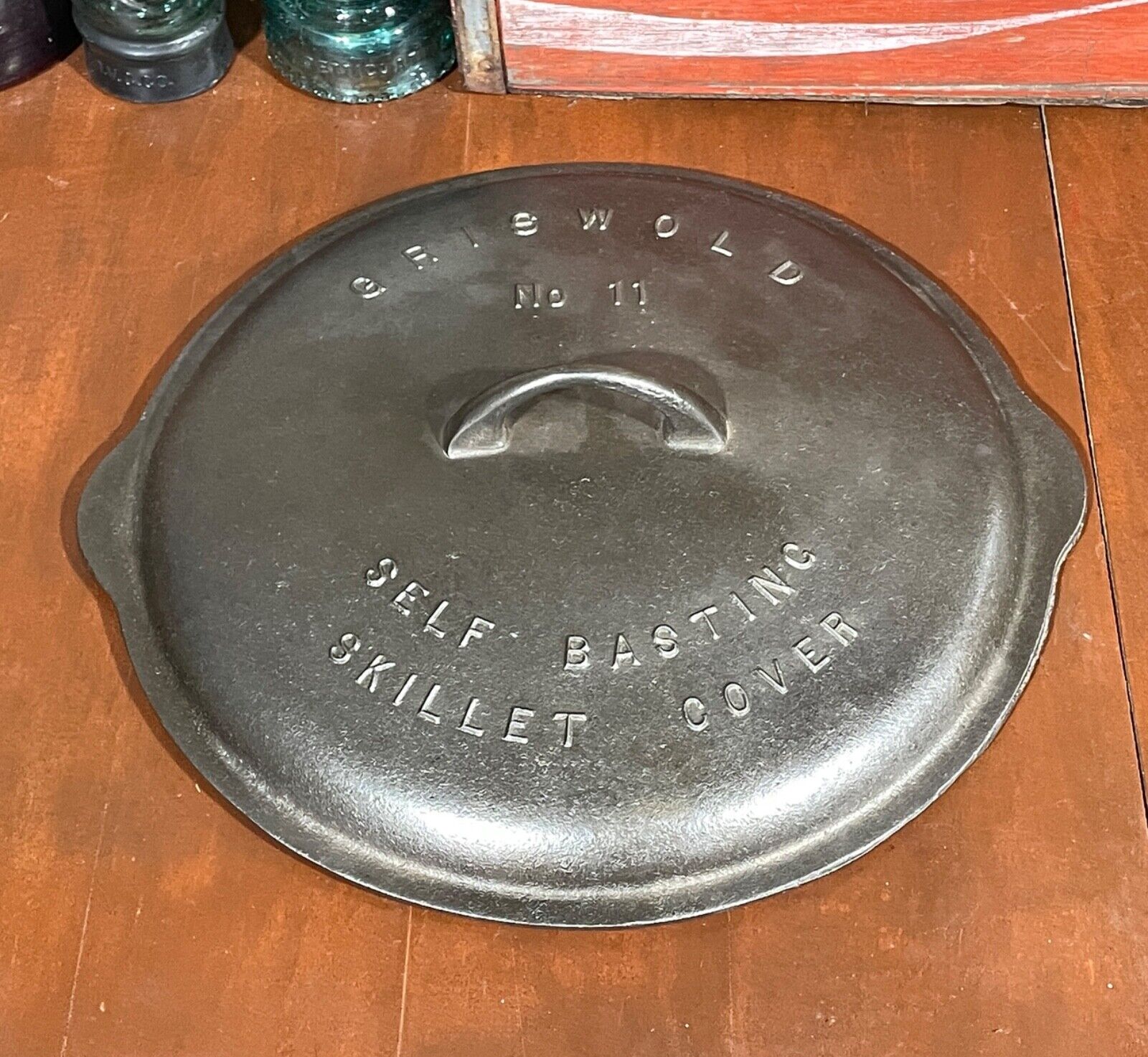 Griswold #11 Fully Marked Low Dome Cast Iron Skillet Lid