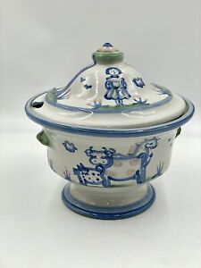 Vintage M A Hadley Pottery Large Soup Tureen No Ladle Great Condition