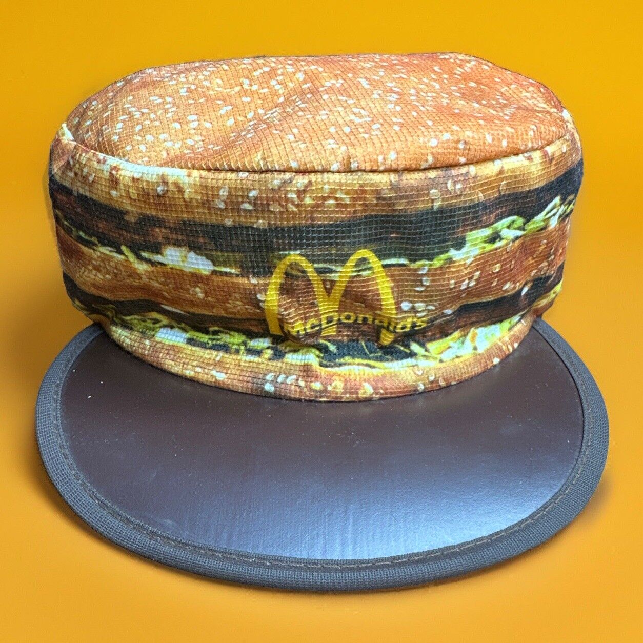 Vintage 1984 McDonald's Big Mac Employee Promo Cap Hat One Size RARE Made USA