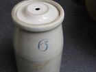 VINTAGE RED WING UNION STONEWARE 6GL BUTTER CHURN W/LID