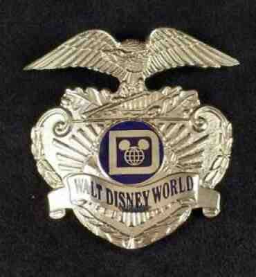 Vintage Rare Disney World Security Hat Badge B