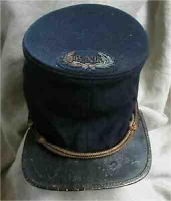 Vtg.Original Civil War G.A.R. Union Army Military Officers Uniform Kepi/Hat/Cap