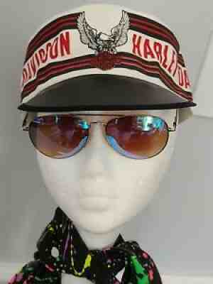 Lot of 57 vtg Harley Davidson Captains Biker Painter Hat Cap NOS 90's New Unworn