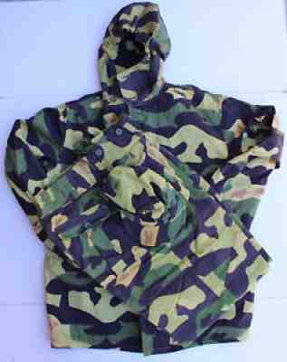 1960s Vintage Czechoslovkian Camouflage Uniform Set, Jacket, Pants and Hat