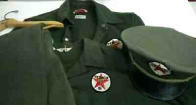 Authentic Vintage TEXACO SERVICE STATION hat, shirt, jacket and pants