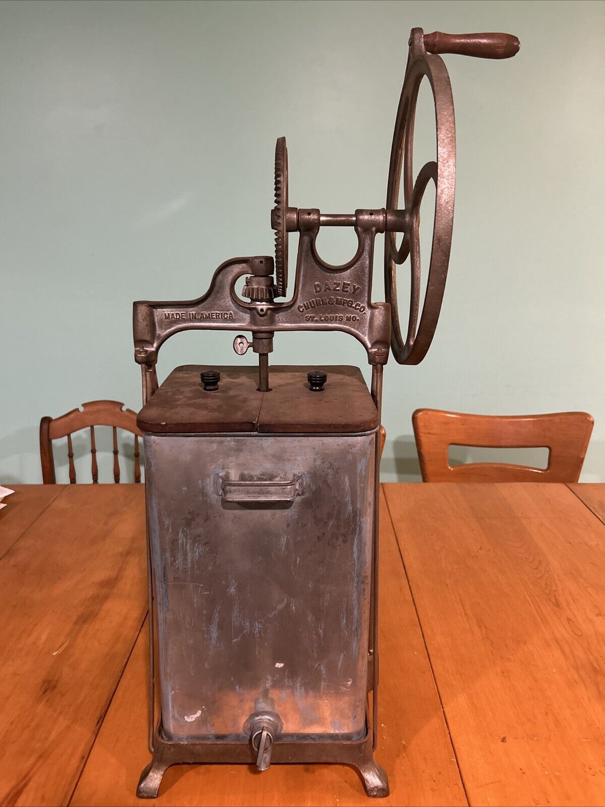 VTG Pat 1917 1930’s Antique 6 Gallon Dazey Butter Churn 630B 688W Large Great!!!
