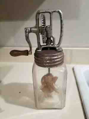 Vintage RARE Dazey Butter Churn #10 Embosssed - COMPLETE CHURN