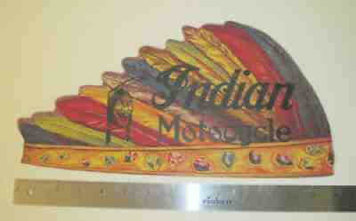 Vintage Indian MOTOCYCLE hat, not much known about, probably 1950's