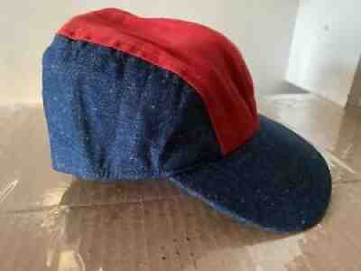 WW2 Canada Prisoner of War Uniform Denim Hat GWG Vintage Rare Clothing Enemy Cap