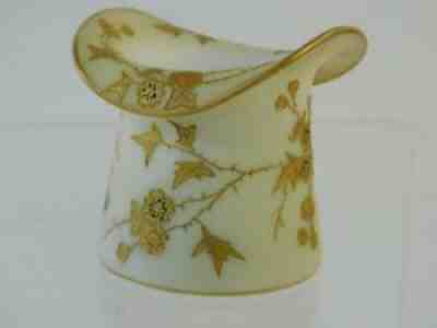 Antique FINE Mount Mt Washington Top Hat Decorated Toothpick Holder CONDITION !!