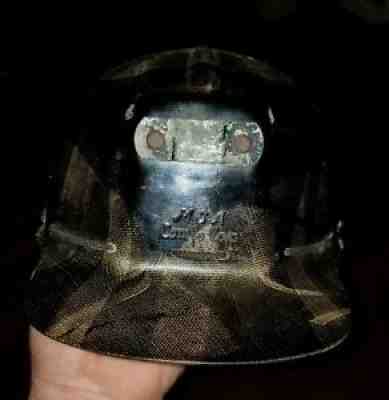 Vintage MSA Low Vein Tiger Stripe Comfo Cap Coal Miner Hard Hat L2
