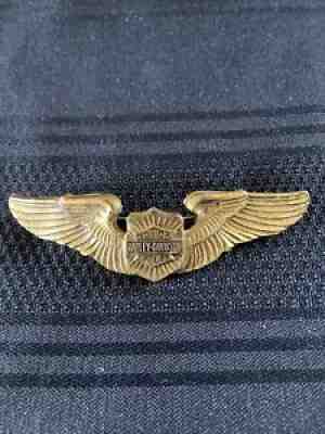 Vintage Harley Davidson Wings Pin Motorcycles 1930-40â??s Hat Cap Vest Badge Pin