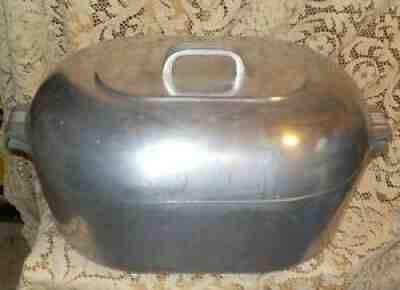 Vintage Wagner Ware Magnalite 4269 Large 17 QT Aluminum Roaster w/ Lid & Trivet