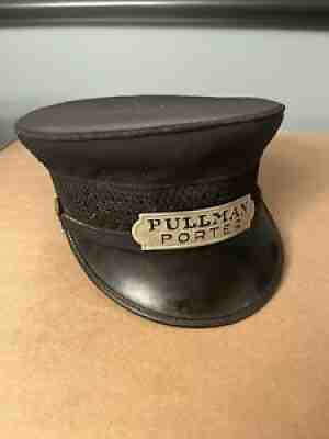Vintage Pullman Railroad Porter Uniform Hat Cap Train Conductor