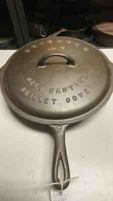 griswold #9 LBL cast iron skillet and cover