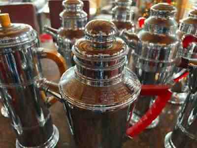 12 VINTAGE ART DECO COCKTAIL SHAKERSÂ Â Â Â BAKELITE HANDLES