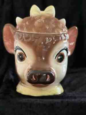 Vintage Metlox Poppytrail Beulah The Calf New W/Sticker And Noise Maker 1950 ??s