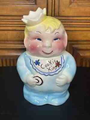 DeForest Cookie King Cookie Jar 1957 Ceramic Vintage 0104