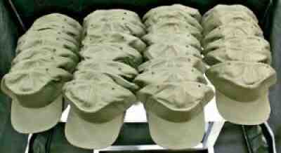 Lot of 30 Men's NOS 1987 US Army Hot Weather Caps 7 1/4 80s OG Hat Vtg