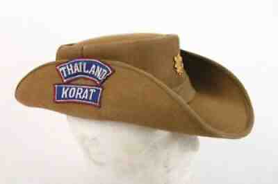 VTG 70s Vietnam War Thailand Korat Bush Boonie Jungle Hat USA mens Size 6 7/8